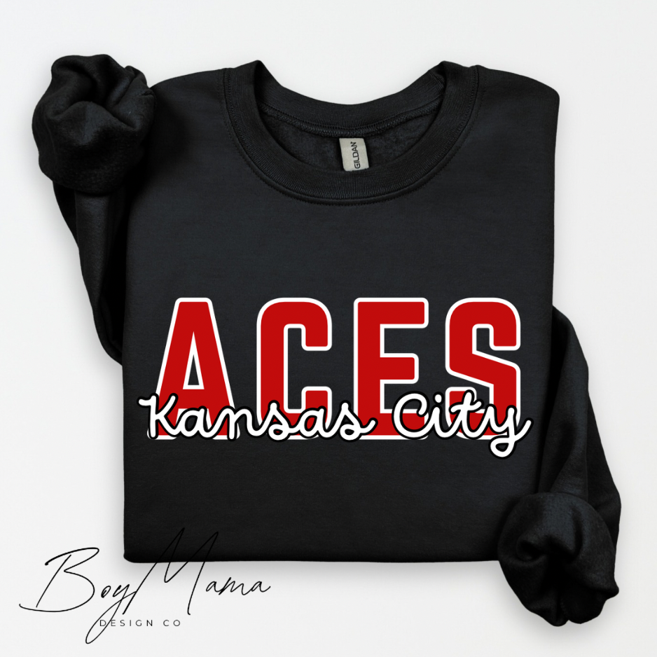 ACES ADULT CREWNECK