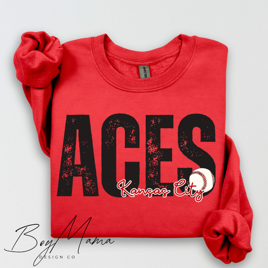 ACES ADULT CREWNECK