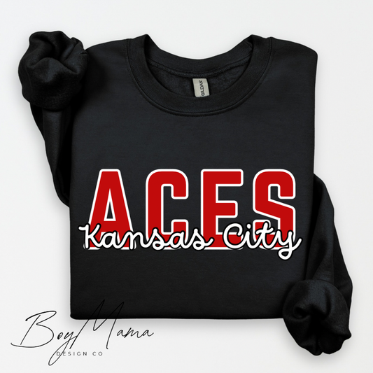ACES ADULT CREWNECK