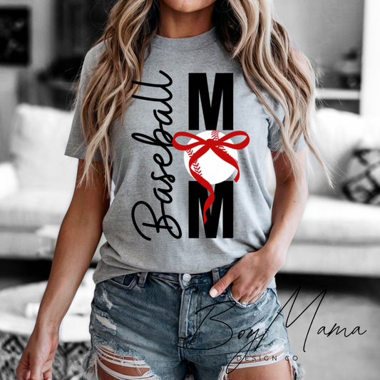 BASEBALL MOM COMFORT COLOR TEE